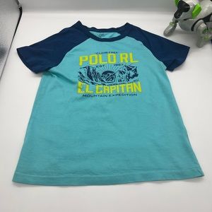 Boy Polo Ralph Lauren Tee. Size 6. Blue.